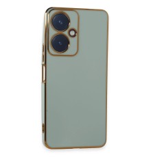 Vivo Y27 Kılıf Volet Silikon - Açık Yeşil