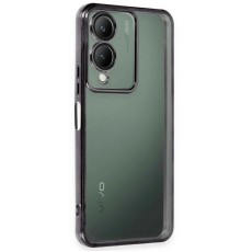 Vivo Y17S Kılıf Razer Lensli Silikon - Siyah
