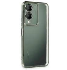 Vivo Y17S Kılıf Razer Lensli Silikon - Yeşil