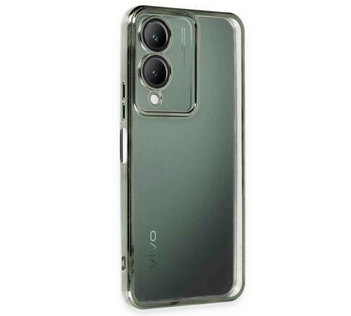 Vivo Y17S Kılıf Razer Lensli Silikon - Yeşil Vivo Y17S Kılıf Razer Lensli Silikon - Yeşil