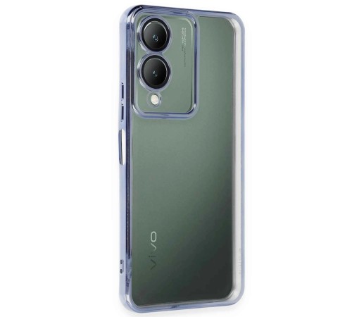 Vivo Y17S Kılıf Razer Lensli Silikon - Açık Mavi Vivo Y17S Kılıf Razer Lensli Silikon - Açık Mavi