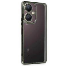 Vivo Y27 Kılıf Razer Lensli Silikon - Yeşil