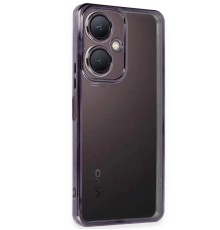 Vivo Y27 Kılıf Razer Lensli Silikon - Mor
