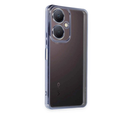 Vivo Y27 Kılıf Razer Lensli Silikon - Açık Mavi Vivo Y27 Kılıf Razer Lensli Silikon - Açık Mavi