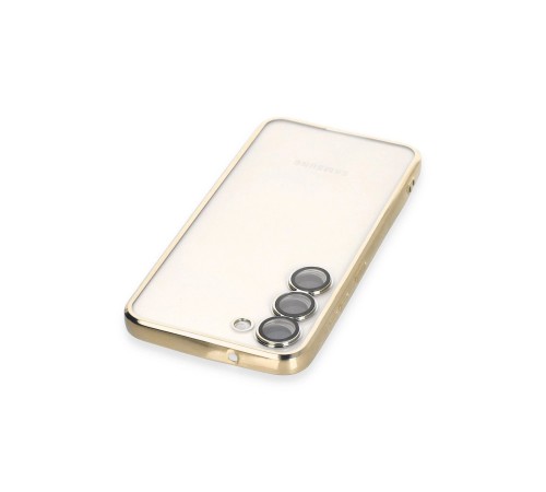 Samsung Galaxy S24 Kılıf Razer Lensli Silikon - Gold Samsung Galaxy S24 Kılıf Razer Lensli Silikon - Gold
