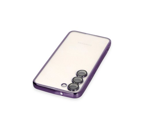 Samsung Galaxy S24 Kılıf Razer Lensli Silikon - Mor Samsung Galaxy S24 Kılıf Razer Lensli Silikon - Mor