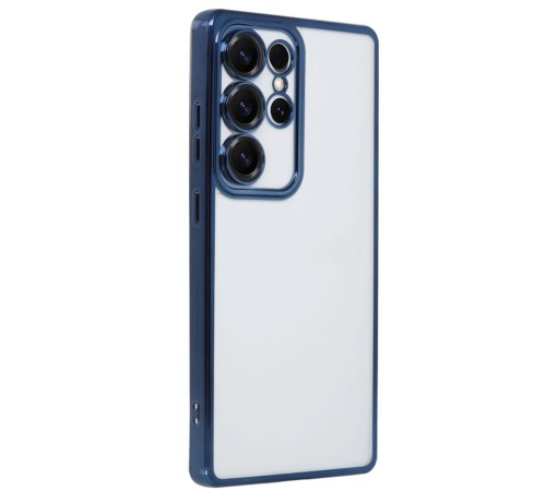 Samsung Galaxy S24 Ultra Kılıf Razer Lensli Silikon - Sierra Blue