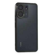 Xiaomi Redmi 13C Kılıf Razer Lensli Silikon - Siyah