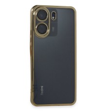 Xiaomi Redmi 13C Kılıf Razer Lensli Silikon - Gold