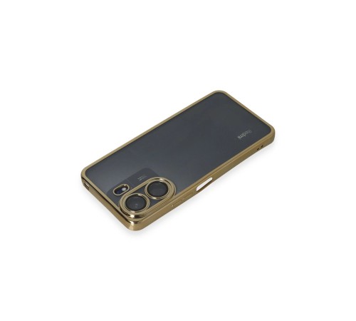 Xiaomi Redmi 13C Kılıf Razer Lensli Silikon - Gold