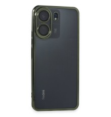 Xiaomi Redmi 13C Kılıf Razer Lensli Silikon - Yeşil