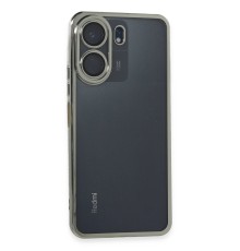 Xiaomi Redmi 13C Kılıf Razer Lensli Silikon - Gümüş
