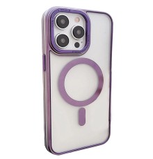 iPhone 14 Pro Montella Magsafe Kapak - Derin Mor