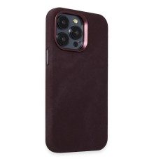 iPhone 14 Pro Kılıf Velvet Magsafe Kapak - Derin Mor