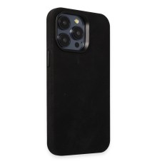 iPhone 14 Pro Max Kılıf Velvet Magsafe Kapak - Siyah