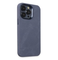 iPhone 14 Pro Max Kılıf Velvet Magsafe Kapak - Lacivert