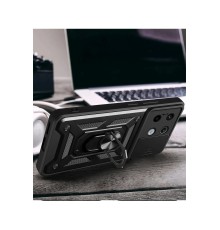 Xiaomi Redmi Note 13 Pro 4G Pars Lens Yüzüklü Silikon - Siyah
