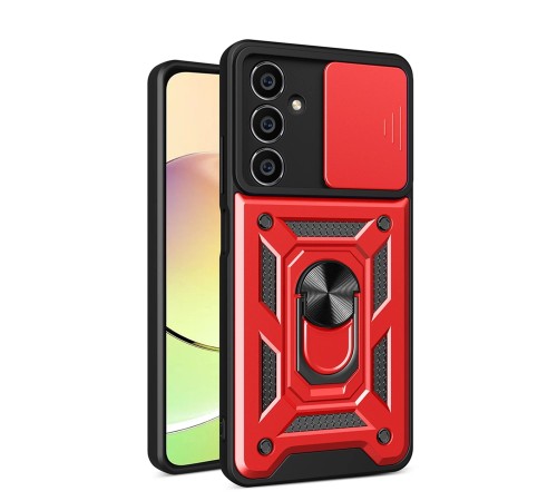 Samsung Galaxy A25 5G Kılıf Pars Lens Yüzüklü Silikon - Kırmızı Samsung Galaxy A25 5G Kılıf Pars Lens Yüzüklü Silikon - Kırmızı