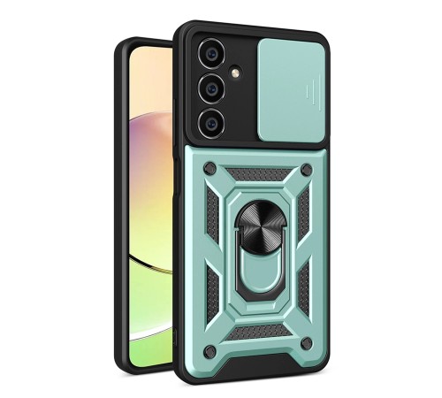 Samsung Galaxy A25 5G Kılıf Pars Lens Yüzüklü Silikon - Yeşil Samsung Galaxy A25 5G Kılıf Pars Lens Yüzüklü Silikon - Yeşil