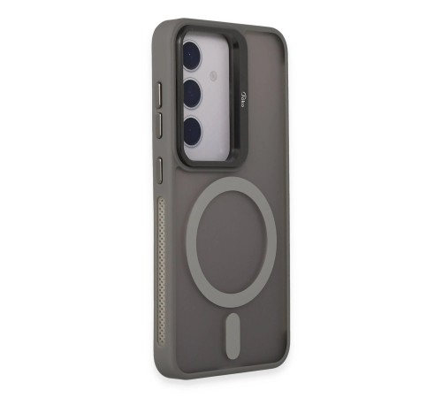 Samsung Galaxy S24 Flet Lens Magsafe Kapak - Gri Samsung Galaxy S24 Flet Lens Magsafe Kapak - Gri