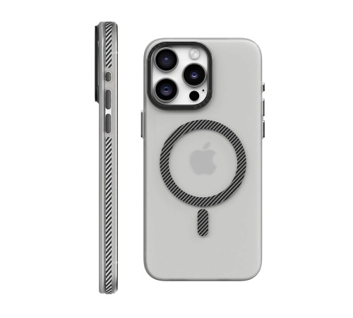 iPhone 15 Pro Forever Magsafe Kapak - Titan Gri iPhone 15 Pro Forever Magsafe Kapak - Titan Gri