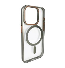 iPhone 14 Pro Crown Lens Standlı Magsafe Kapak - Titan Gri
