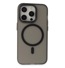 iPhone 14 Pro Frost Standlı Magsafe Kapak - Siyah