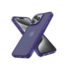 iPhone 12 Pro Max Kılıf Elegant Kapak - Derin Mor