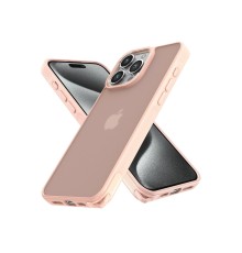 iPhone 12 Pro Max Kılıf Elegant Kapak - Pudra
