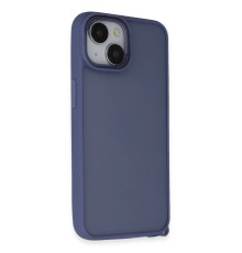 iPhone 15 Kılıf Elegant Kapak - Açık Mavi