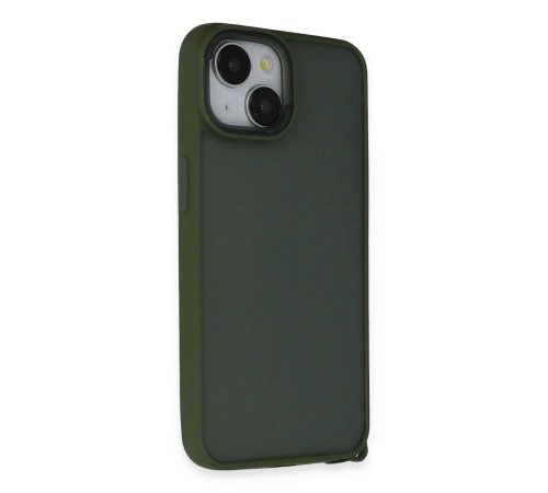 iPhone 15 Kılıf Elegant Kapak - Yeşil iPhone 15 Kılıf Elegant Kapak - Yeşil