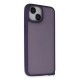 iPhone 15 Kılıf Elegant Kapak - Derin Mor