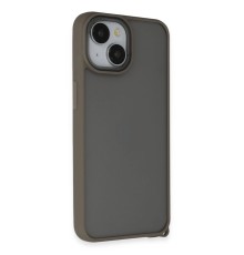 iPhone 15 Kılıf Elegant Kapak - Titan Gri