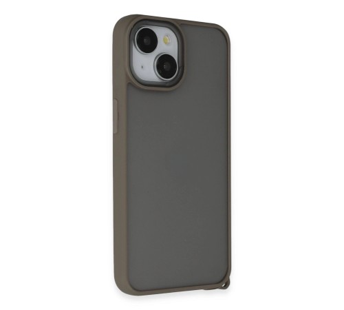 iPhone 15 Kılıf Elegant Kapak - Titan Gri iPhone 15 Kılıf Elegant Kapak - Titan Gri