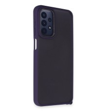 Samsung Galaxy A23 4G Kılıf Elegant Kapak - Derin Mor