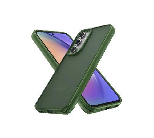 Samsung Galaxy A14 4G Kılıf Elegant Kapak - Yeşil Samsung Galaxy A14 4G Kılıf Elegant Kapak - Yeşil