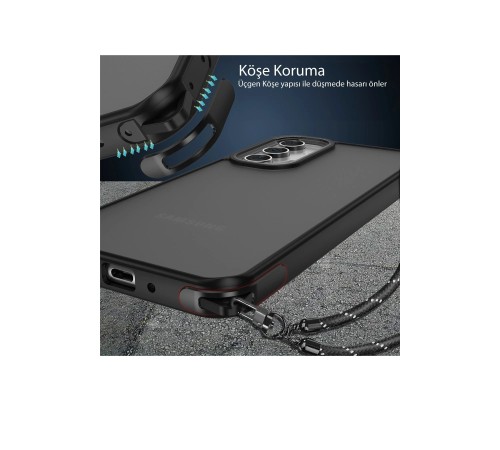Samsung Galaxy A05 Kılıf Elegant Kapak - Yeşil