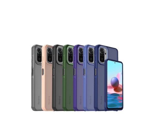 Xiaomi Redmi Note 10 Kılıf Elegant Kapak - Açık Mavi Xiaomi Redmi Note 10 Kılıf Elegant Kapak - Açık Mavi