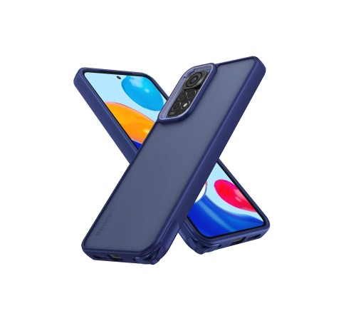 Xiaomi Redmi Note 11 Kılıf Elegant Kapak - Lacivert Xiaomi Redmi Note 11 Kılıf Elegant Kapak - Lacivert