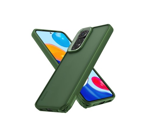 Xiaomi Redmi Note 11 Pro Kılıf Elegant Kapak - Yeşil Xiaomi Redmi Note 11 Pro Kılıf Elegant Kapak - Yeşil