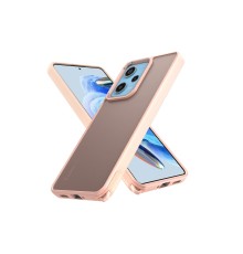 Xiaomi Redmi Note 12 Pro 5G Kılıf Elegant Kapak - Pudra