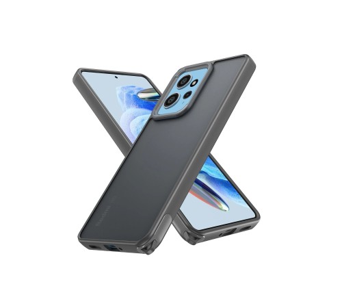 Xiaomi Redmi Note 12 4G Kılıf Elegant Kapak - Titan Gri Xiaomi Redmi Note 12 4G Kılıf Elegant Kapak - Titan Gri