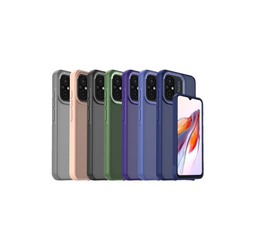 Xiaomi Redmi 12C Kılıf Elegant Kapak - Açık Mavi Xiaomi Redmi 12C Kılıf Elegant Kapak - Açık Mavi