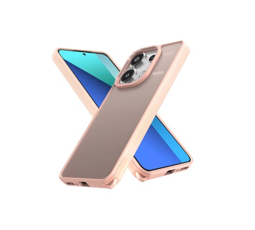 Xiaomi Redmi Note 13 4G Kılıf Elegant Kapak - Pudra Xiaomi Redmi Note 13 4G Kılıf Elegant Kapak - Pudra