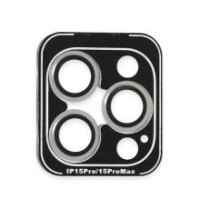 iPhone 15 Pro Max PVD Metal Kamera Lens - Gümüş