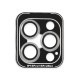 iPhone 15 Pro Max PVD Metal Kamera Lens - Gümüş