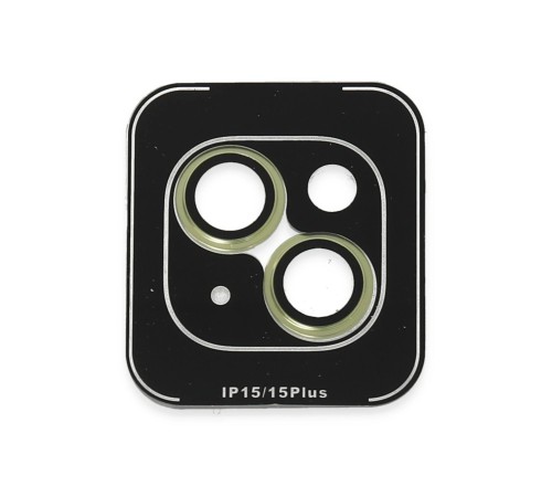 iPhone 15 PVD Metal Kamera Lens - Sarı