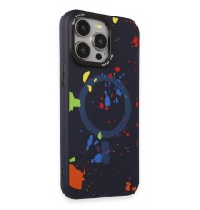 iPhone 14 Pro Colorful Magsafe Kapak - Lacivert