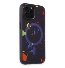 iPhone 14 Pro Colorful Magsafe Kapak - Derin Mor