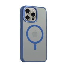 Movenchy iPhone 14 Pro Max Kılıf Radyant Magsafe Kapak - Lacivert
